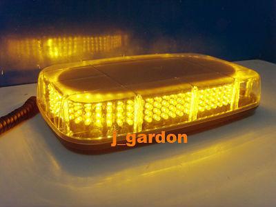 Emergency warning 240 leds amber strobe flash waterproof magnet lightbar 28cm