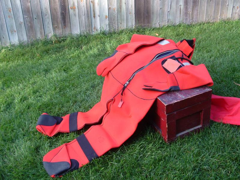 O'neill life suit, coast guard approved, abandon ship suit never used 