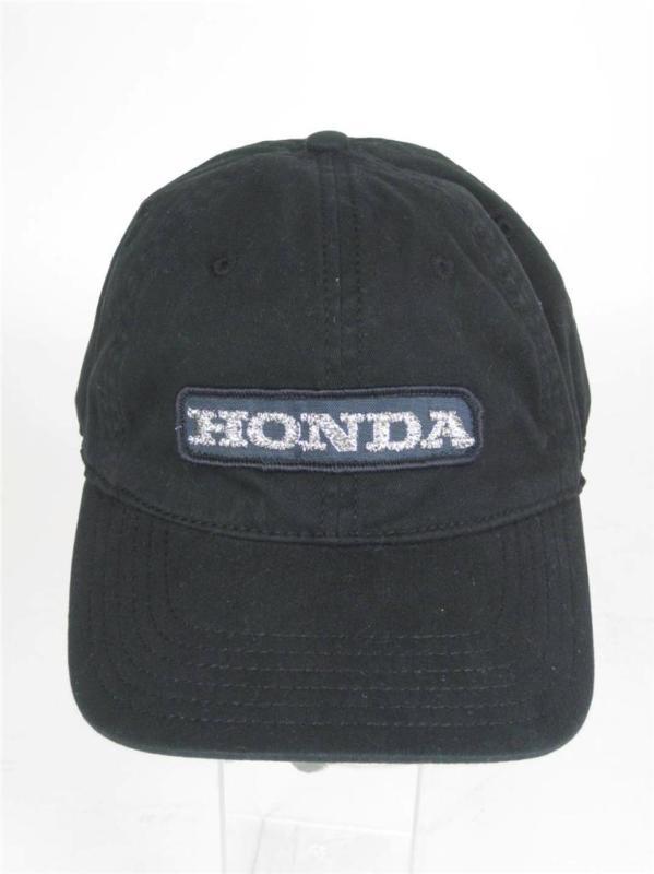 Authentic retro honda hat- hypstretch hat - black w/ black & silver patch