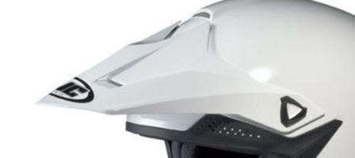 New hjc clx6 adult helmet visor, white, one size