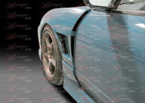 1989-1994 nissan s13 silvia d2 series functional fiberglass front fender kit