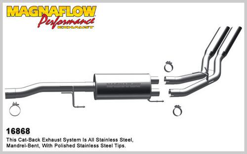 Magnaflow 16868  dodge truck ram 1500 truck stainless cat-back system exhaust