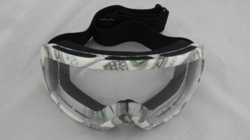 Adult motocross motorcycle dirt bike  helmet mx off-road white goggles eye-wear