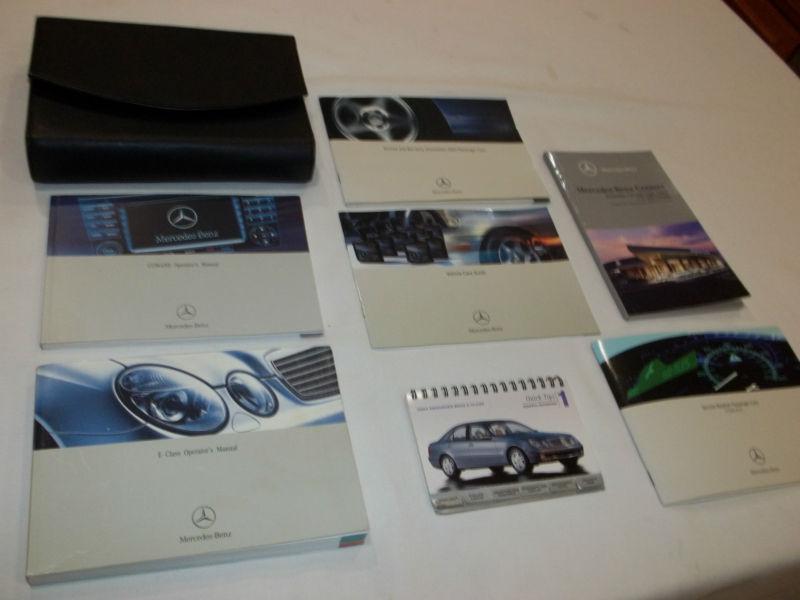 2003 mercedes-benz e-class owner' manual 7/pc.set+navigation & benz premium case