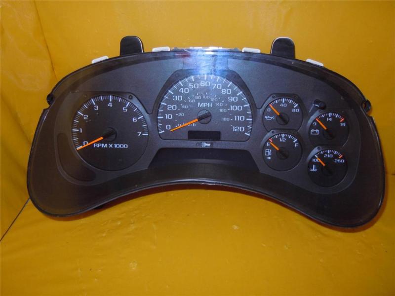 02 trailblazer ext speedometer instrument cluster dash panel gauges 99,194