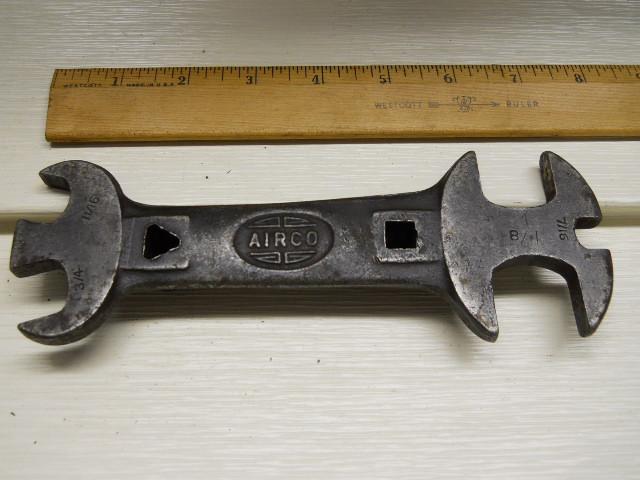 Vintage airco multi spanner wrench 8090012 welders tank wrench