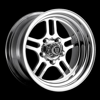 Center line wheels competition series split spoke polished wheel 15"x8" 5x4.5"