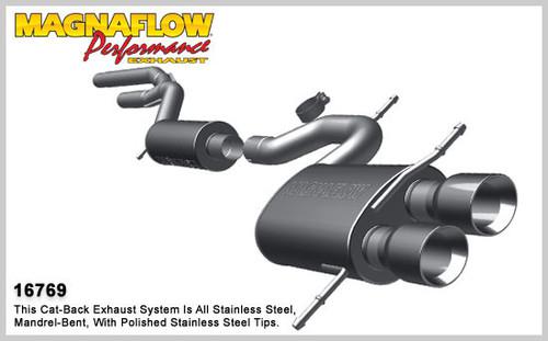 Magnaflow 16769 audi s4 stainless cat-back system performance exhaust