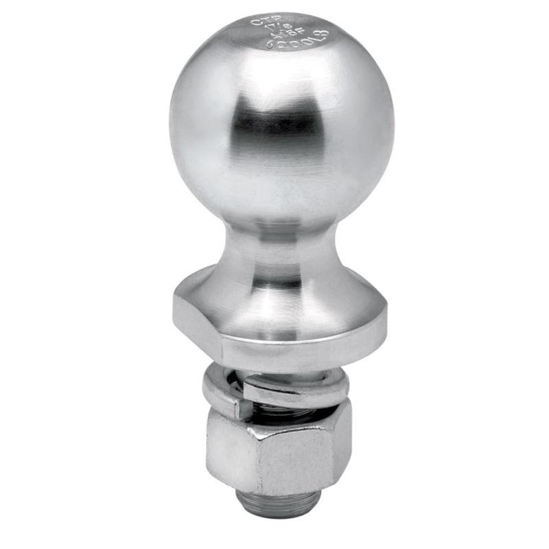 Fulton 63853 tow ready stainless steel hitch ball 1" x 2-1/8" shank, 2-5/16" bal