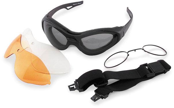 Bobster spektrax convertible goggles w/optical insert