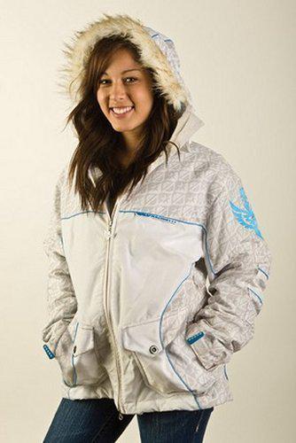 Fly racing womens track jacket white s/small