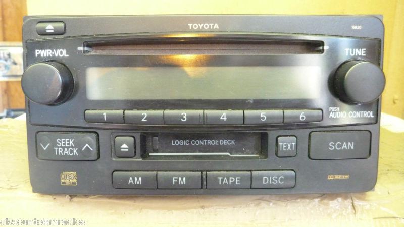 03-05 toyota celica rav4 radio cd cassette 16830 86120-2b760 oem *