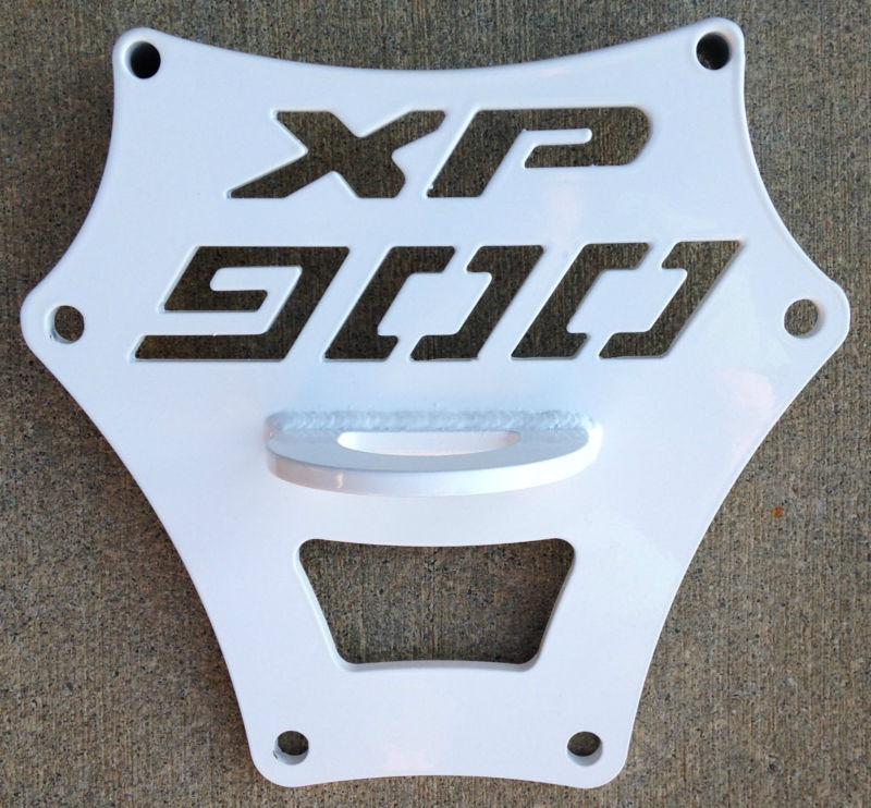 Polaris rzr xp 900 rear tow plate, radius rod plate, white