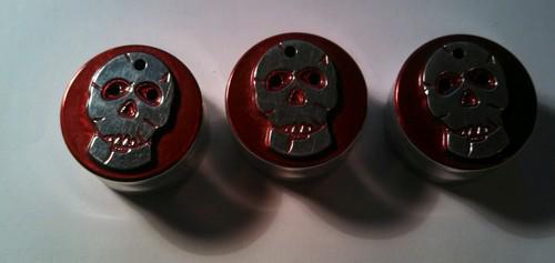 2002-05 dodge ram 01-03 dakota durango billet skull ac heater knobs