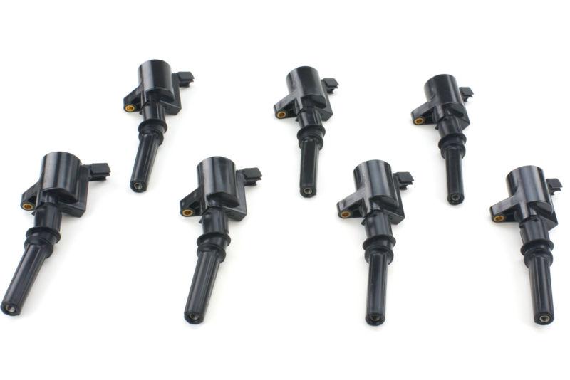 Set of 7 ignition coil dg-508 fd503 ford lincoln mercury 4.6l 5.4l 6.8l  v8 v10