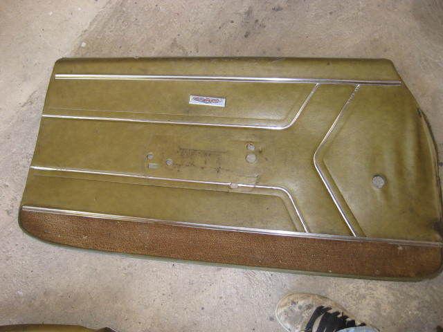 1969 pontiac gto gold  door panels full set front and back