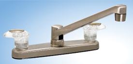 Phoenix faucet, kitchen, 8", 2-handle, brushed nickel r5063