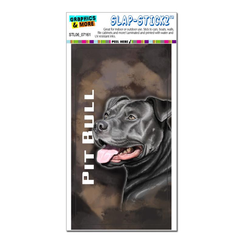 Pit bull american staffordshire terrier dog slap-stickz™ bumper sticker