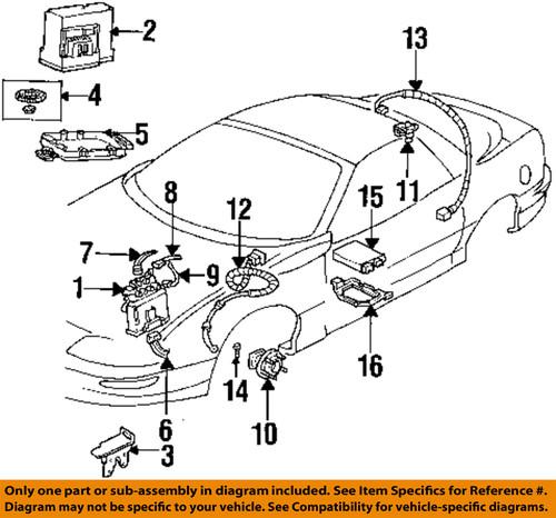 Pontiac gm oem 15306007 abs-connector