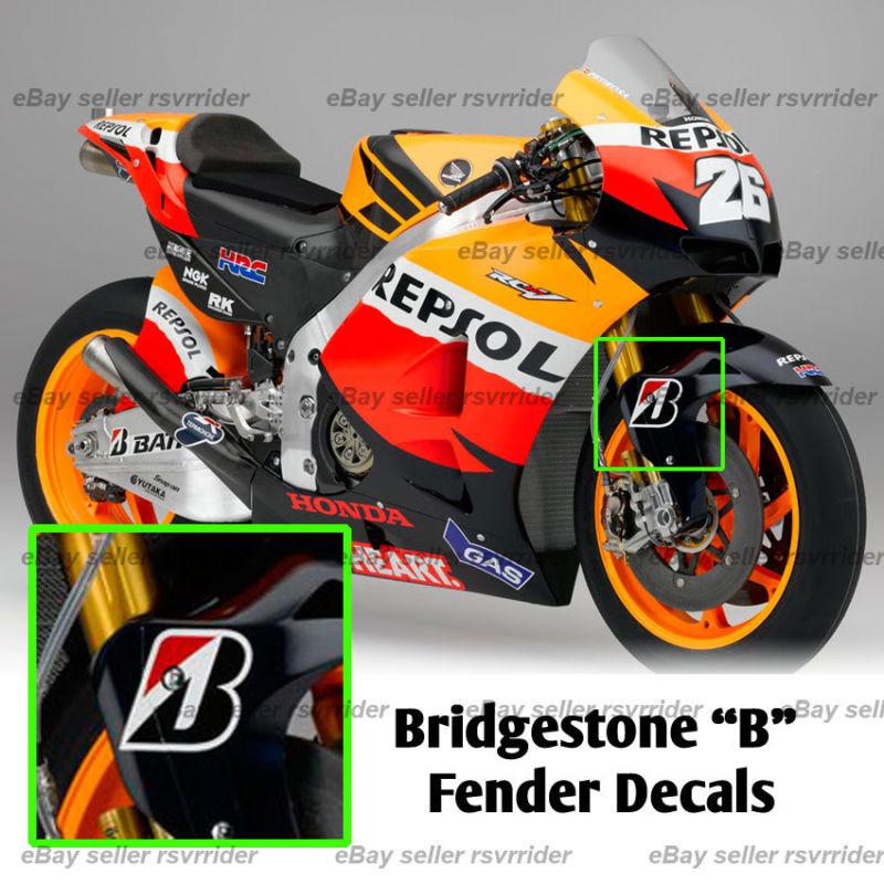 Bridgestone new style b fender decal sticker for car or motorcycle