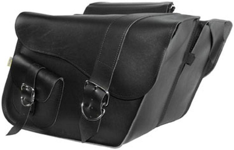 New willie & max ranger standard slant saddlebags, black, 16" x 11" x 6.5"