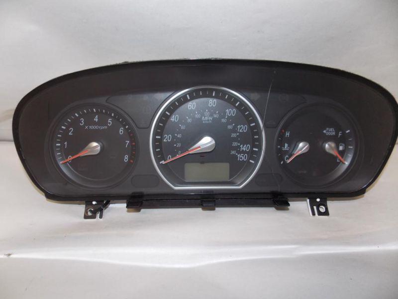 06-08 07 hyundai sonata 2.4l 143k instrument cluster speedometer 2006 2007 #7223