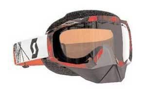 Scott hustle snowcross w/ silver chrome acs thermal lens adult goggles,prism