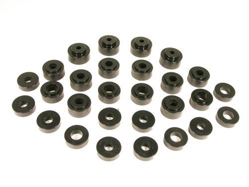 Prothane motion control body mount bushings polyurethane black chevy chevelle