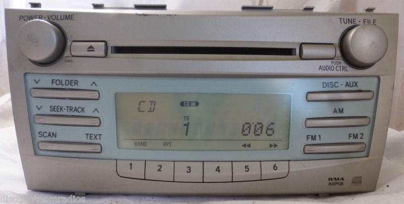 07-09 toyota camry radio cd player model 11815 86120-33890   *  