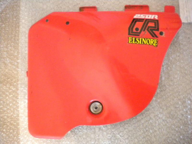 Honda oem left side cover 1979 elsinore cr250r cr250 r 250 ahrma red