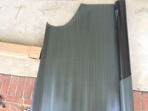 1966-1967 66 67 impala convertible rubber trunk mat aqua houndstooth patteren