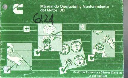 Cummins isb series 5.9l diesel engine operation maintenance manual spanish