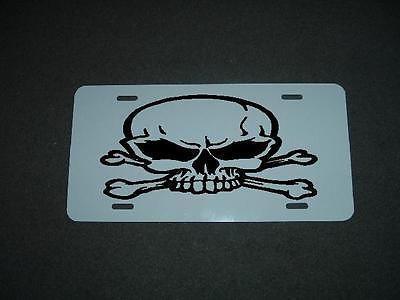 Skull and crossbones license plate