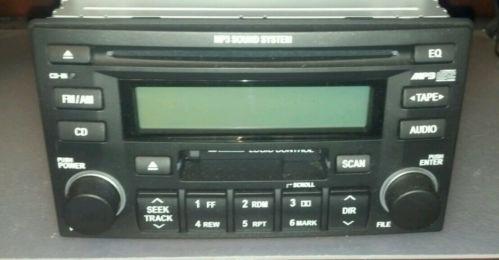 Kia sedona mp3/cassette/cd am fm in dash oem stereo mp3 input