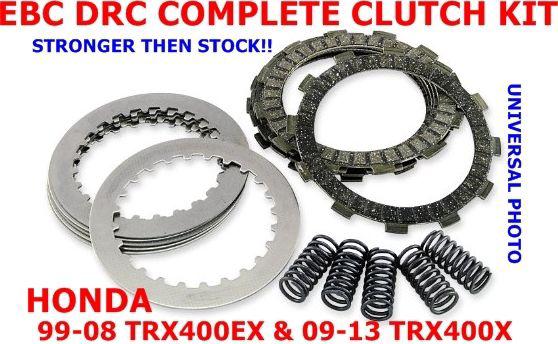 Ebc drc  complete clutch rebuild kit honda 99-08 trx400ex & 09-13 trx400x