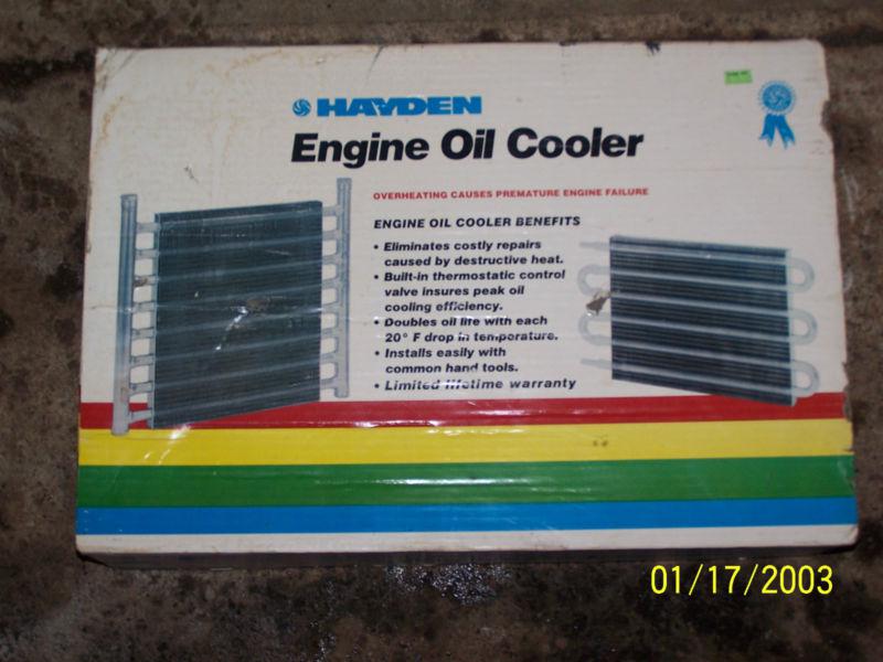 Hayden engine oil cooler