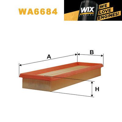 1x wix air filter wa6684 - eqv to fram ca9098