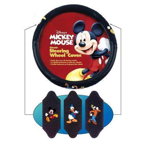 Mickey and friends steering wheel cover