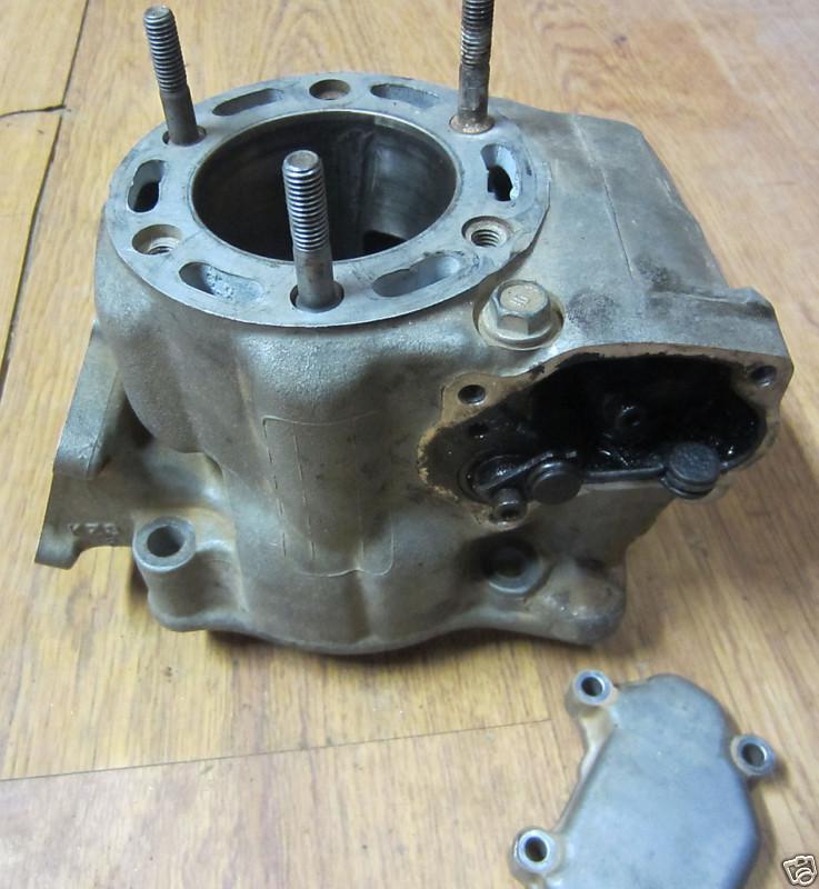 1998 honda cr250 engine cylinder with power valve and head