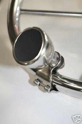 Stainless steel steering wheel power knob