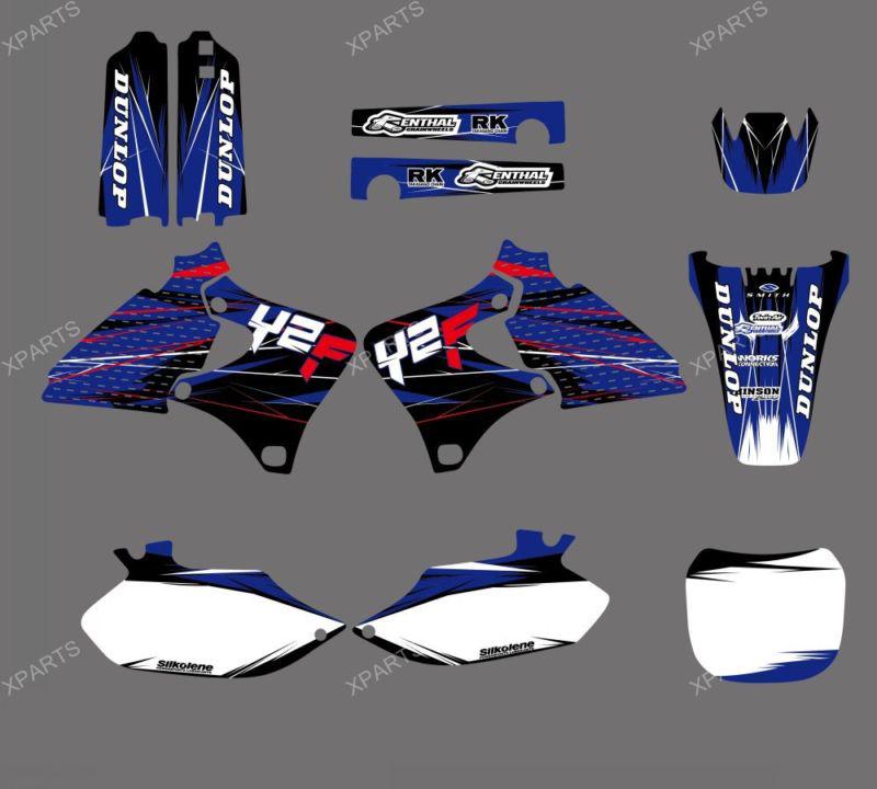 Graphics&backgrounds for yamaha yz250f yz400f yz426f 1998 1999 2000 2001 2002