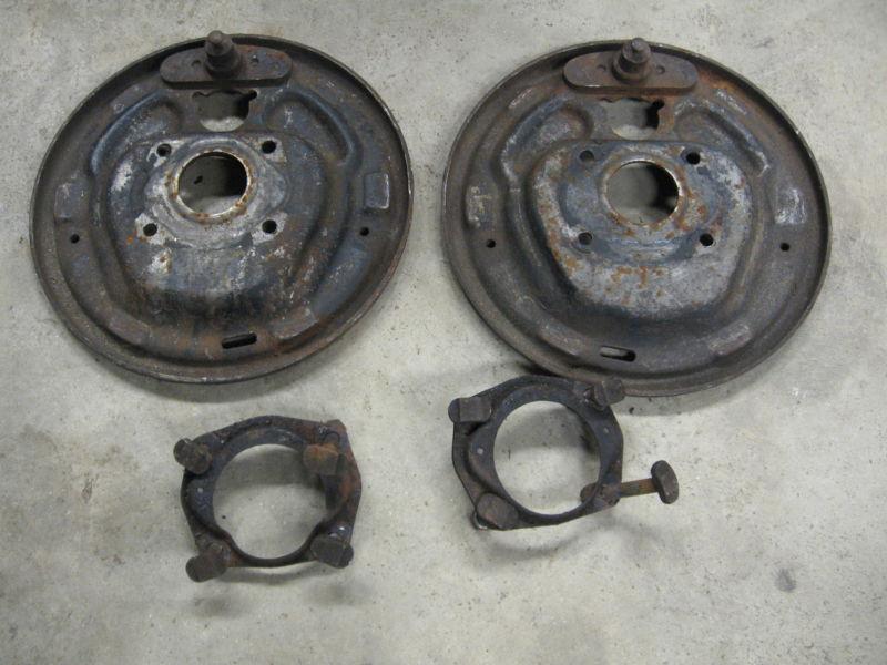 65 ford v8 mustang falcon comet spindle backing plates c5da c3da