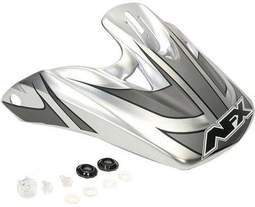 Afx fx-87 youth mx offroad replacement peak multi silver