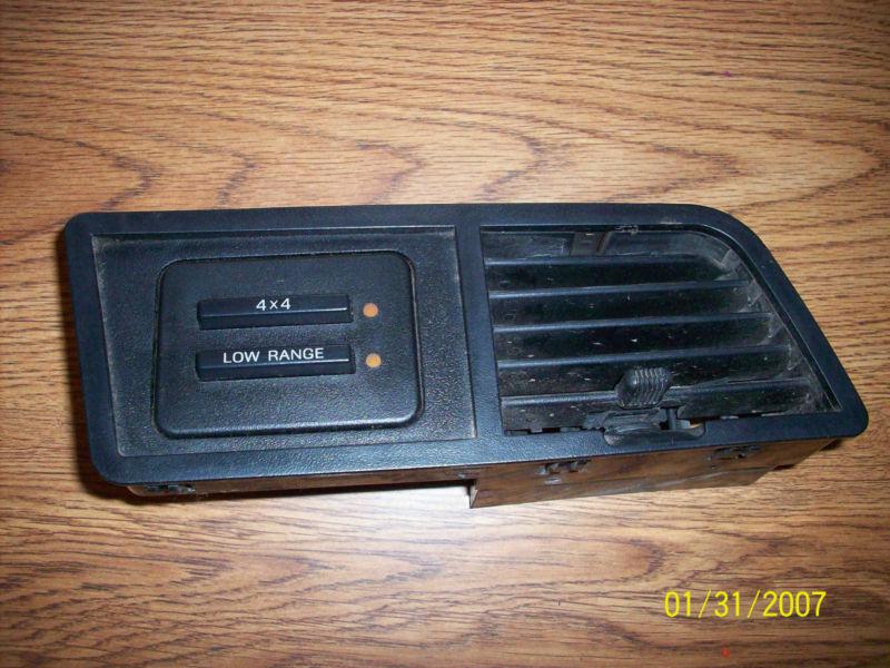 1994 ford explorer 4x4 four wheel drive low range control switch with vent