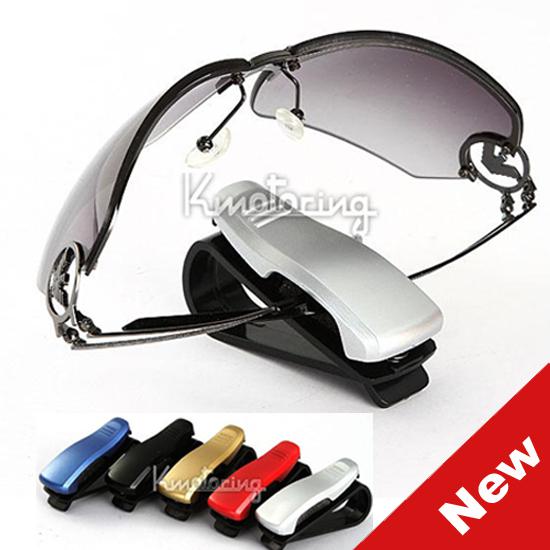 Wow silver car glasses sunglasses card visor  pen business card clip holder