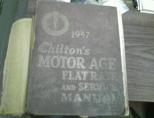 Chilton's flat rate manual  1957  used