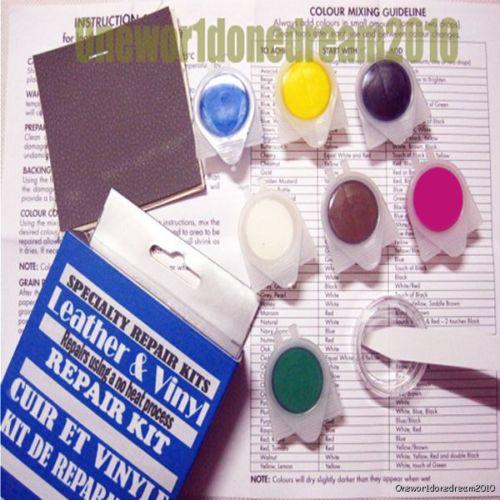 No heat professional leather vinyl liquid repair kit fix jacket handbag sofa ns5