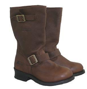 Women's dark brown xelement engineer boot sz 10 *