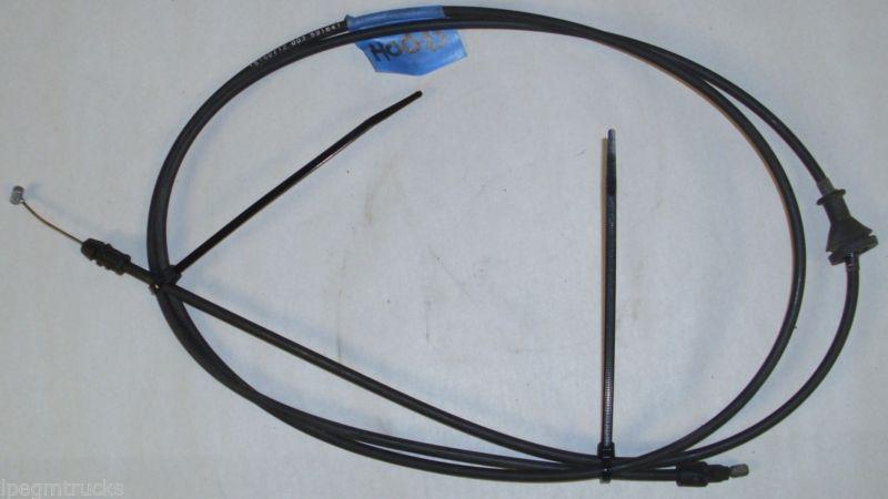 2002 chevy trailblazer ls 4d 4.2l hood release cable 15160712