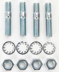 Edelbrock 8024 carburetor mounting studs, nuts, and washers